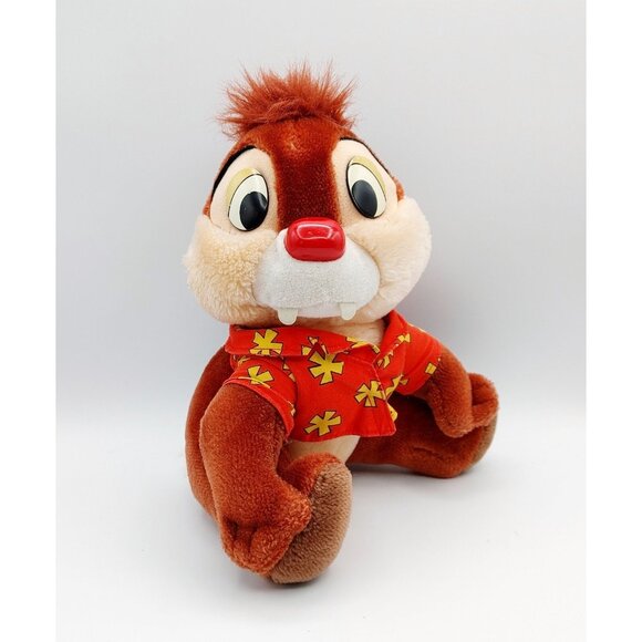Disney World Chip & Dale Rescue Rangers  Chipmunk Plush 10" Dale - Picture 1 of 5